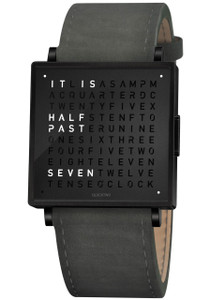 Qlocktwo W35mm Black Anthracite (QW35EN6BLLVANN) Qlocktwo W35mm Black Anthracite (QW35EN6BLLVANN)