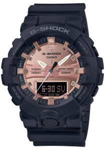 G-Shock GA800 Ana-Digi Black Metallic Rose Gold (GA800MMC-1A) front G-Shock GA800 Ana-Digi Black Metallic Rose Gold (GA800MMC-1A) front