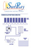 SunRay SolFlo4 - 8 Solar Panels 2kW Filter Pump Systems Solar Pool Pump 115GPM 60FT Head 3.5HP 3000RPM 240VDC Brushless Motor Complete