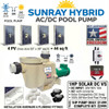 1HP Solar Pool Pump - SunRay SolFlo1HP Solar Variable Speed Pool Pump - Made in the USA