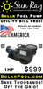 SunRay SolFlo 1 Solar Powered Pool Pump Customize