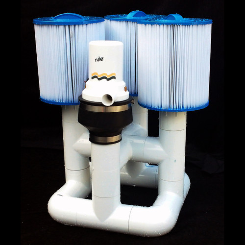 Spa 120-watt Solar Pump and Filter System