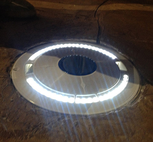 Savior Skimmer Lid Solar Skimmer Lid Light Round 9"