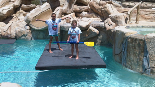 EVA FLOATING ISLAND WATER MAT and Workout Mat LG 1000 lbs.