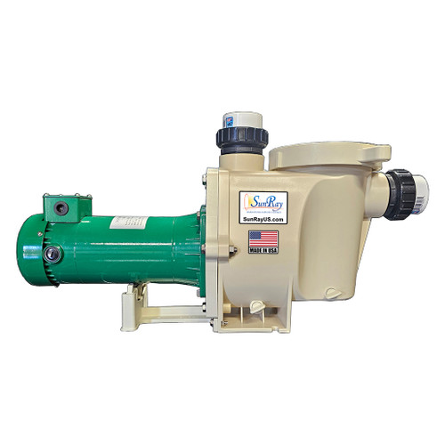 SunRay SolFlo4 - 6 Solar Panels 3200W Filter Pump Systems Solar Pool Pump 115GPM 60FT Head 3.5HP 3000RPM 240VDC Brushless Motor Complete SunRay SolFlo4 - 6 Solar Panels 3200W Filter Pump Systems Solar Pool Pump 115GPM 60FT Head 3.5HP 3000RPM 240VDC Brushless Motor Complete