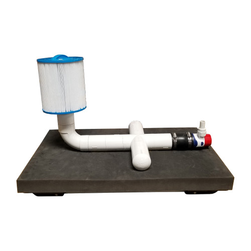 Bottom view, Pump and Filter. Bottom view, Pump and Filter.