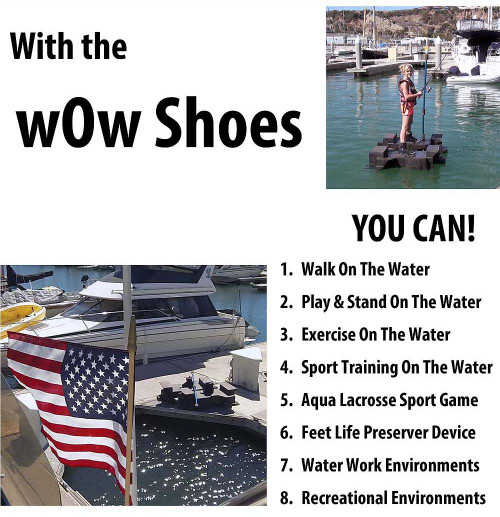 WoW Shoes Lift and Water Traction Kit Attchment WoW Shoes Lift and Water Traction Kit Attchment