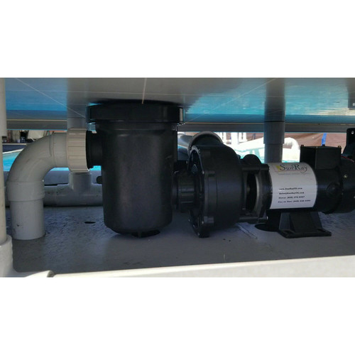 Floating Solar Filter Pond Aerator Pump  6,000 GPH 50K GD