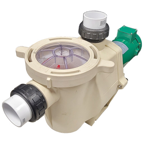 Pentair® WhisperFlo® 3-Phase Commercial Pump WetEnd with SunRay Solar Powered DC Variable Speed Motor - Off-the-Grid Swimming Pool