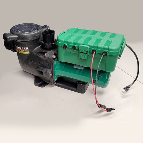 Hayward® MaxFlo® XL Single Speed Pump WetEnd with SunRay Solar Powered DC Variable Speed Motor - Off-the-Grid Swimming Pool