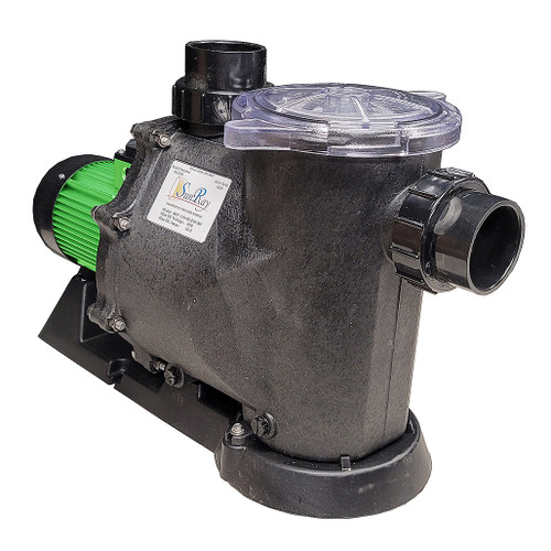 Waterway® SVL®56 High Flow® 56-Frame 1HP Standard Efficiency Maximum Rated Pool Pump WetEnd with SunRay Solar Powered DC Variable Speed Motor - Off-the-Grid Swimming Pool Waterway® SVL®56 High Flow® 56-Frame 1HP Standard Efficiency Maximum Rated Pool Pump WetEnd with SunRay Solar Powered DC Variable Speed Motor - Off-the-Grid Swimming Pool