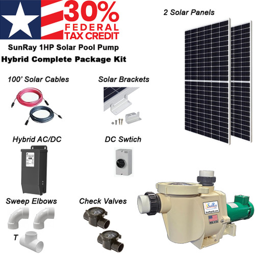 WaterWay® Pool Pump WetEnd with SunRay Hybrid Variable Speed Motor - Utility Grid / Solar Powered AC/DC 24/7 Runtime - Made in the USA WaterWay® Pool Pump WetEnd with SunRay Hybrid Variable Speed Motor - Utility Grid / Solar Powered AC/DC 24/7 Runtime - Made in the USA