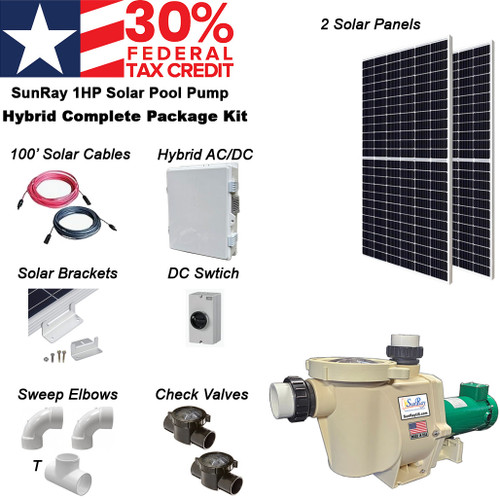 Hybrid Pool Pump - Utility Grid / Solar Powered AC/DC 24/7 Runtime Customize  - Made in the USA Hybrid Pool Pump - Utility Grid / Solar Powered AC/DC 24/7 Runtime Customize  - Made in the USA