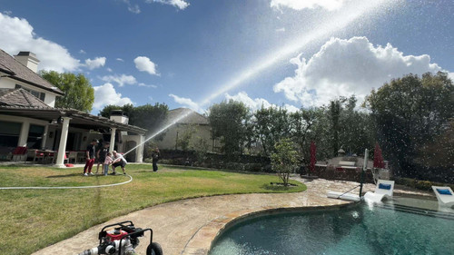 Pool Fire Department Pump System