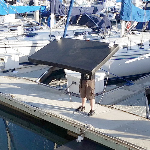 Savior Dinghy Boat Lift Dock and Emergacey Float  - Unsinkable - 6 X 4 Feet Long Savior Dinghy Boat Lift Dock and Emergacey Float  - Unsinkable - 6 X 4 Feet Long