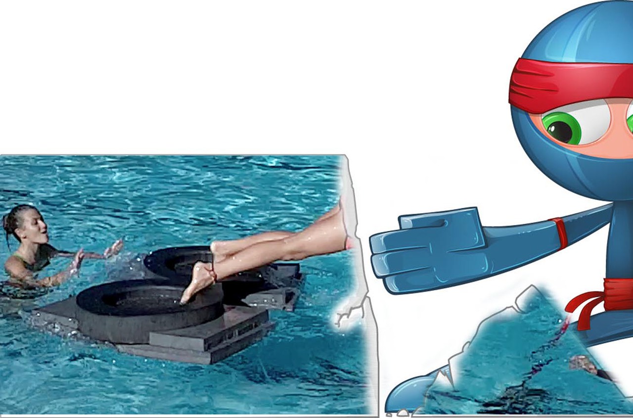 Ninja Water Shoes 95 lbs. Under - Glide On Top Of The Water