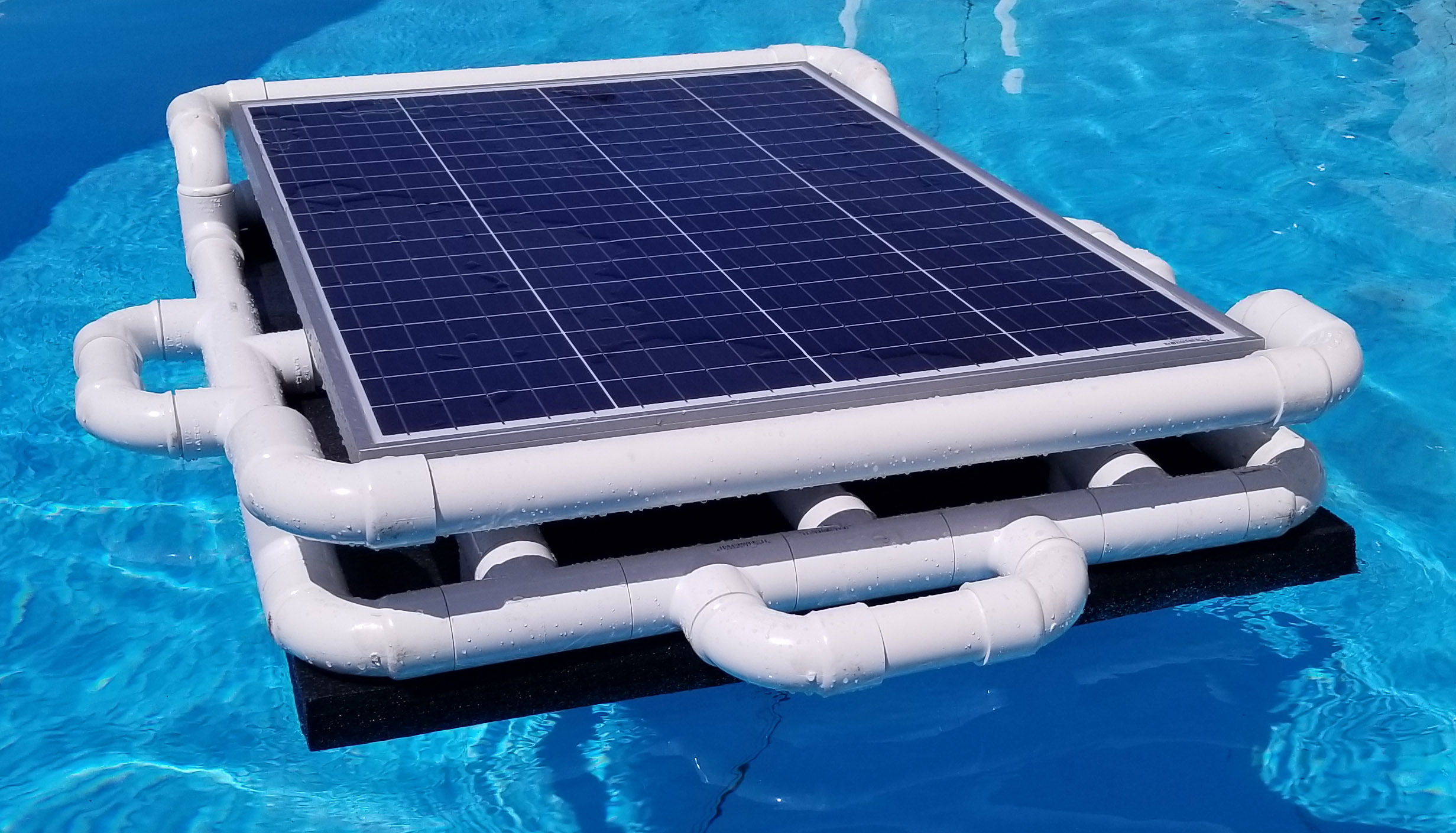 Savior 15,000 Gallon Pool 120-watt Solar Pump and Filter Solar