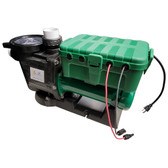 Hybrid Pool Pump - Utility Grid / Solar Powered AC/DC 24/7 Runtime - Made in the USA