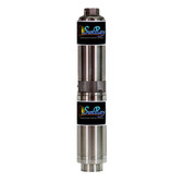 SunRay Solar Submersible Pump- SOLFLO Pump Motor Showing Data - GPM - Head - Volts - numbers with ie =-SCS 21-225-180 BL