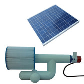 Bottom Feeder 10000 Gallon Pool or Spa 60-watt Solar Pump and Filter System