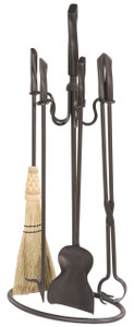 Iron Firetool Set - Stonebridge - 5 Piece Iron Firetool Set - Stonebridge - 5 Piece