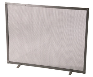 Iron Fire screen Full Faced Single Panel with Feet