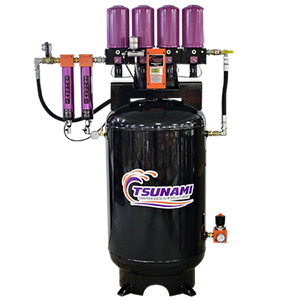 Tsunami 80 CFM (20Hp) Tank Mounted 21999-1020-T-MM Pure-20T-MM Series Regenerative Dryer 120v (1 year warranty)