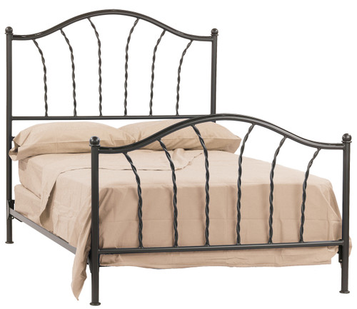 French Country Prescott Iron King Bed