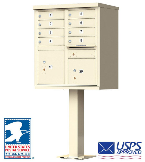 8 Door Cluster Mailbox - USPS Approved
