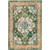 Indira Oriental Handmade Flatweave Area Rug in Forest Green