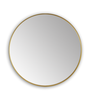 Bethany Collection 24" Gold Round Mirror