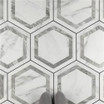 Bailey Marble Look Porcelain Hex 