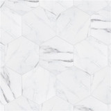 Bailey Marble Look Porcelain Hex 
