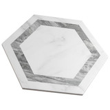 Bailey Marble Look Porcelain Hex 