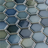 Hali Hexagon 1" Porcelain Mosaic