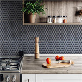 Hali Hexagon 1" Porcelain Mosaic