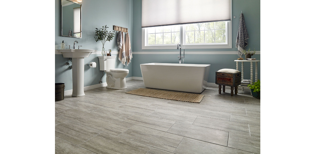 Vernon 12x24 Polished Porcelain Field Tiles in Mercury