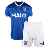 25/26 Ipswich Town Home Kids Kit with free name and number