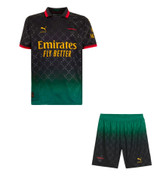 2025 AC Milan x Black Kids Kit with free name and number