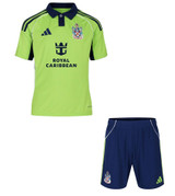 25/26 Fulham Away Kids Kit with free name and number