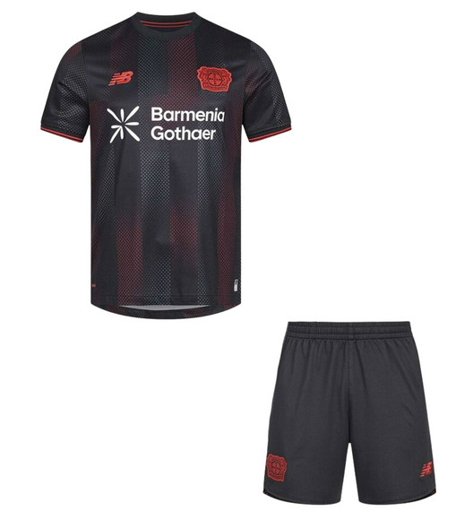25/26  Bayer Leverkusen  Home Kids Kit with free name and number