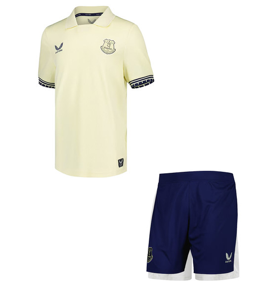 25/26 Everton Away Kids Kit with free name and number