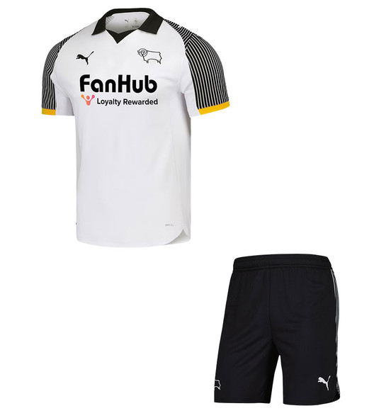 25/26 Derby Home Kids Kit with free name and number