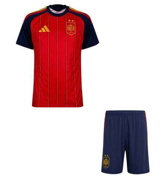 2026 Spain Home 2 Stars  Kids Kit with free name and number