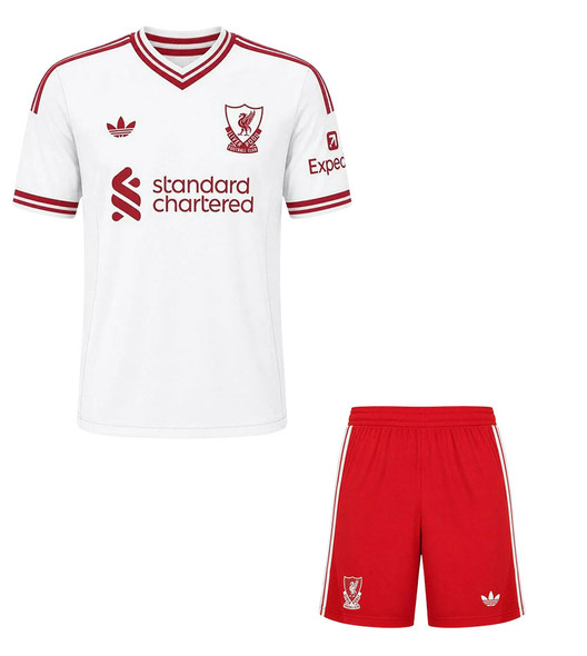 26/27 Liverpool Away Kids Kit with free name and number