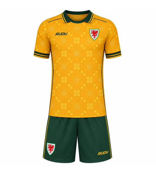 26/27 Wales Away Kids Kit with free name and number