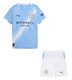25/26  Man City Home Kids Kit with free name and number