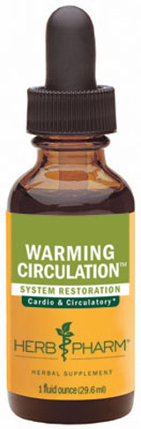 Herb Pharm Warming Circulation tonic - 1oz