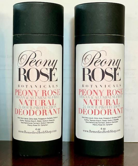Peony Rose Scent, Peony Deodorant, 4 oz Stick Peony Rose Scent, Peony Deodorant, 4 oz Stick