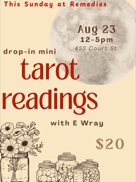 Drop-In Mini TAROT READINGS - Sunday, August 23rd
